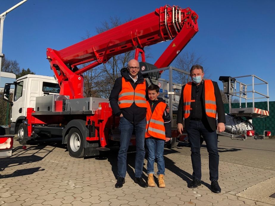 Herr Gerken, Sohn Ferris Gerken und Bernd Wiesmann