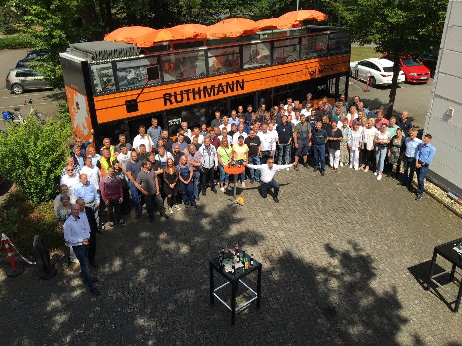 Abschiedsgrillen - Gruppenfoto Ruthmann Gescher