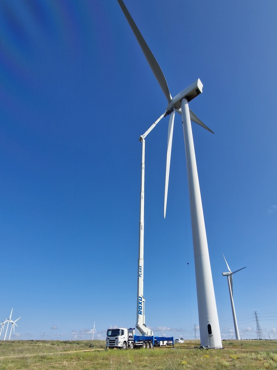 RUTHMANN STEIGER im Windpark in Spanien