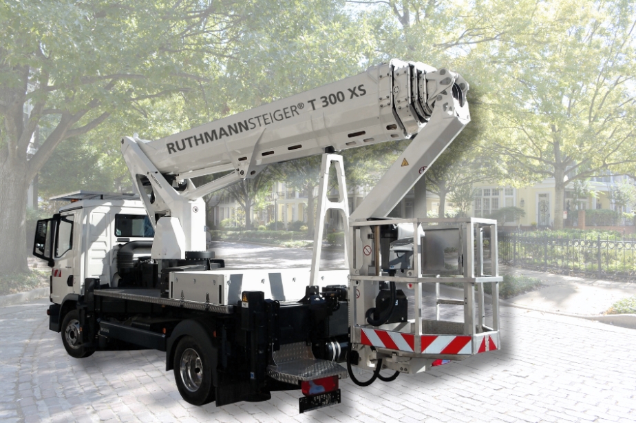 RUTHMANN STEIGER T 300 XS mit Baumpflegeausstattung wie Baumkorb und Dachschutzgitter