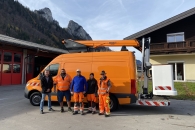 Martin Zach (RMÖ) übergibt an die Stadtgemeinde Hallein